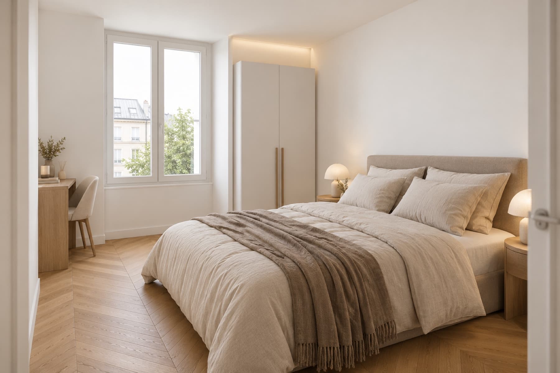 Projection de la chambre — lot 2