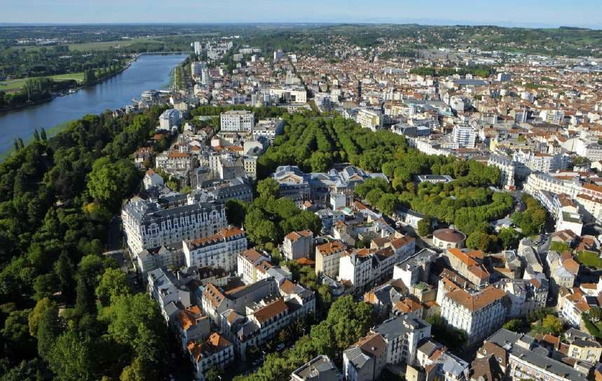 Vichy vue du ciel